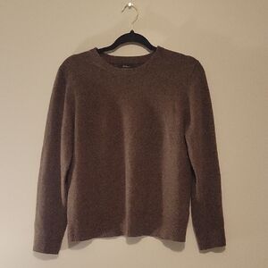 Quince Women's Crewneck Sweater Mongolian Cashmere - Brown
